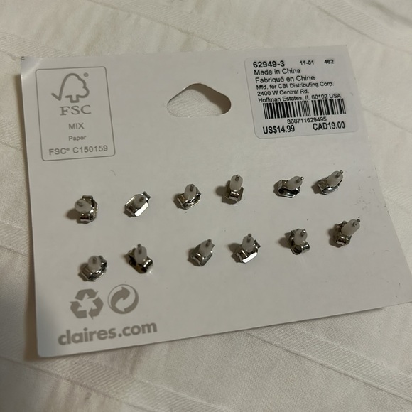 Valentine’s Day candy hearts earrings - Picture 4 of 4